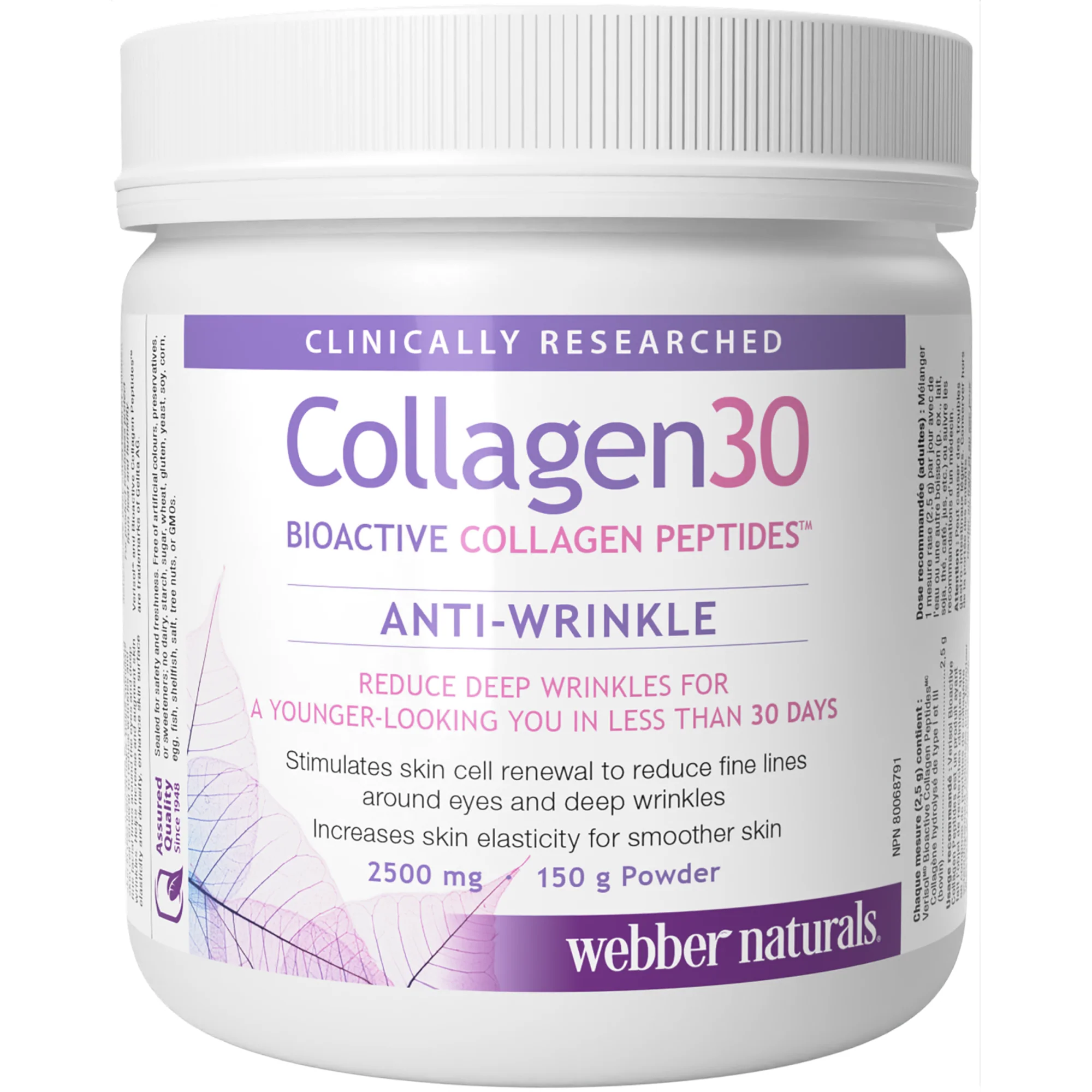 Collagen30® Anti-Wrinkle Bioactive Collagen Peptides Powder