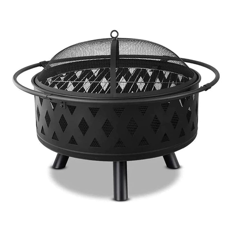 Steel Outdoor Patio Heater Metal Bowl Camping Wood Burning Fire Pit