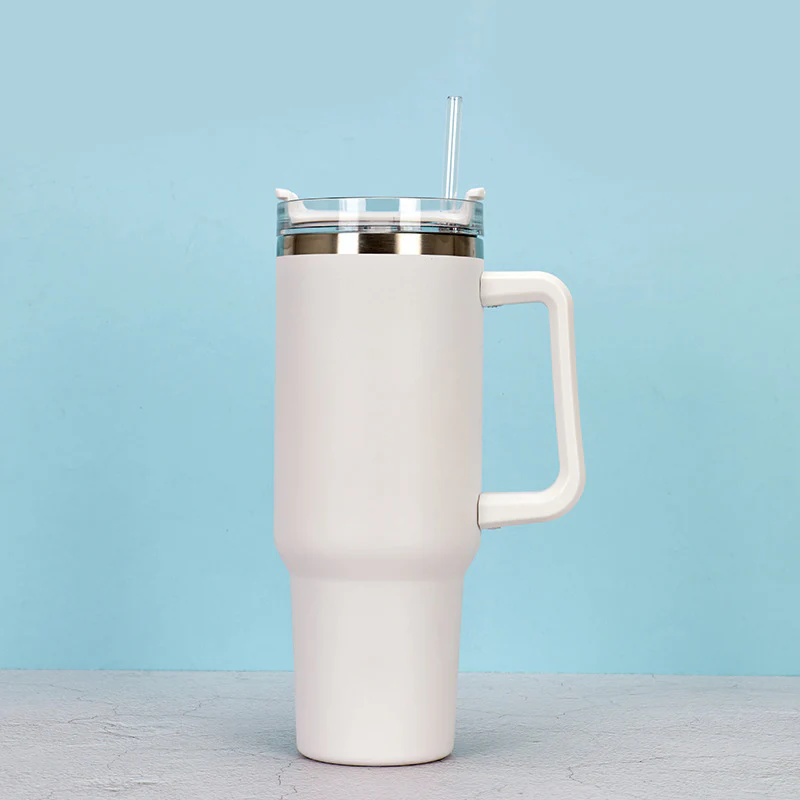 Tasse Isolante de 40 onces Avec Poignée, Idéale pour les sportifs Actifs