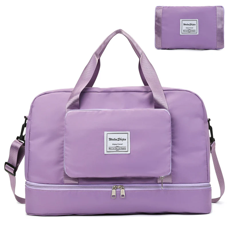 Sac de sport Duffel pliable pour femmes, idéal pour le sport