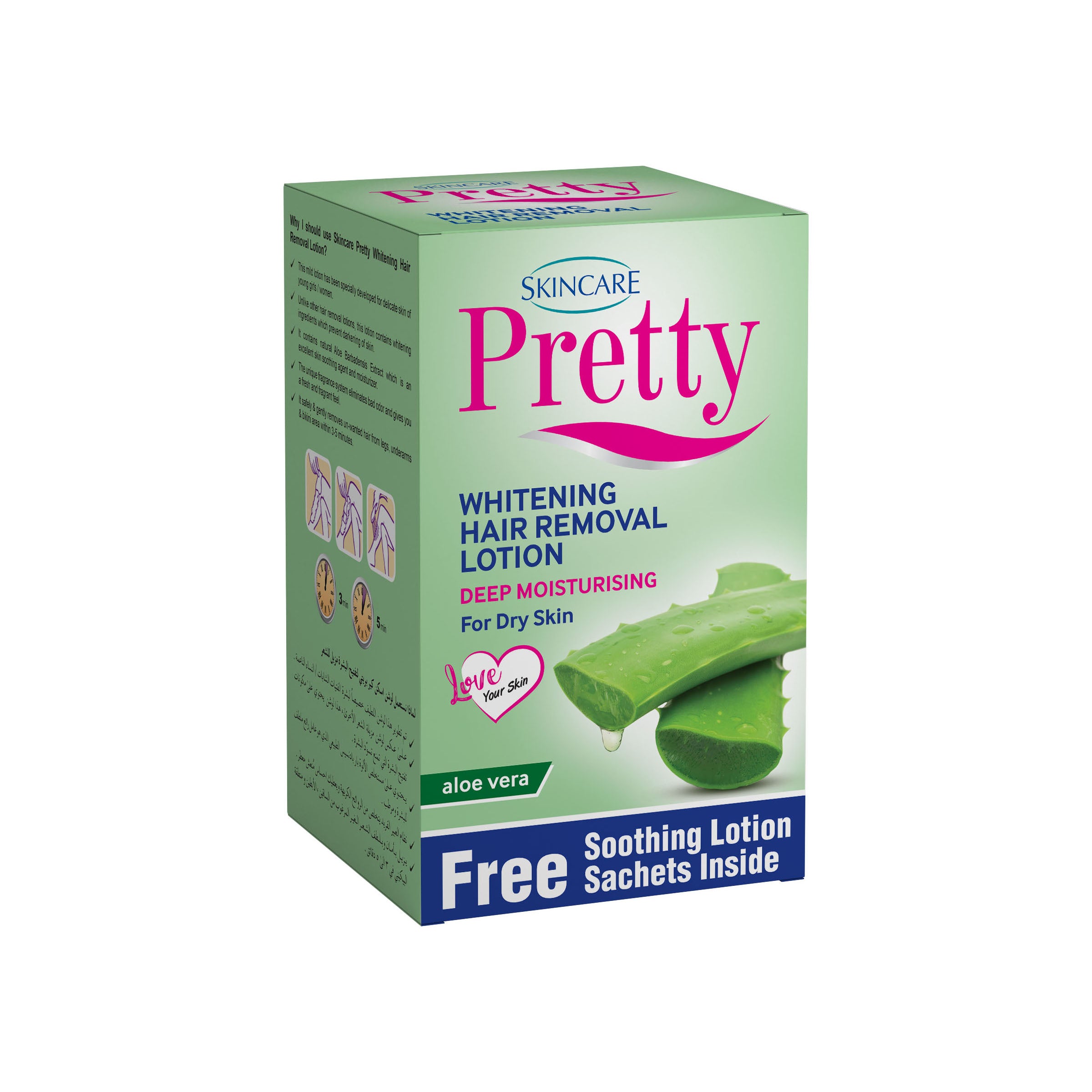 Pretty Hair Removal Lotion - Aloe Vera