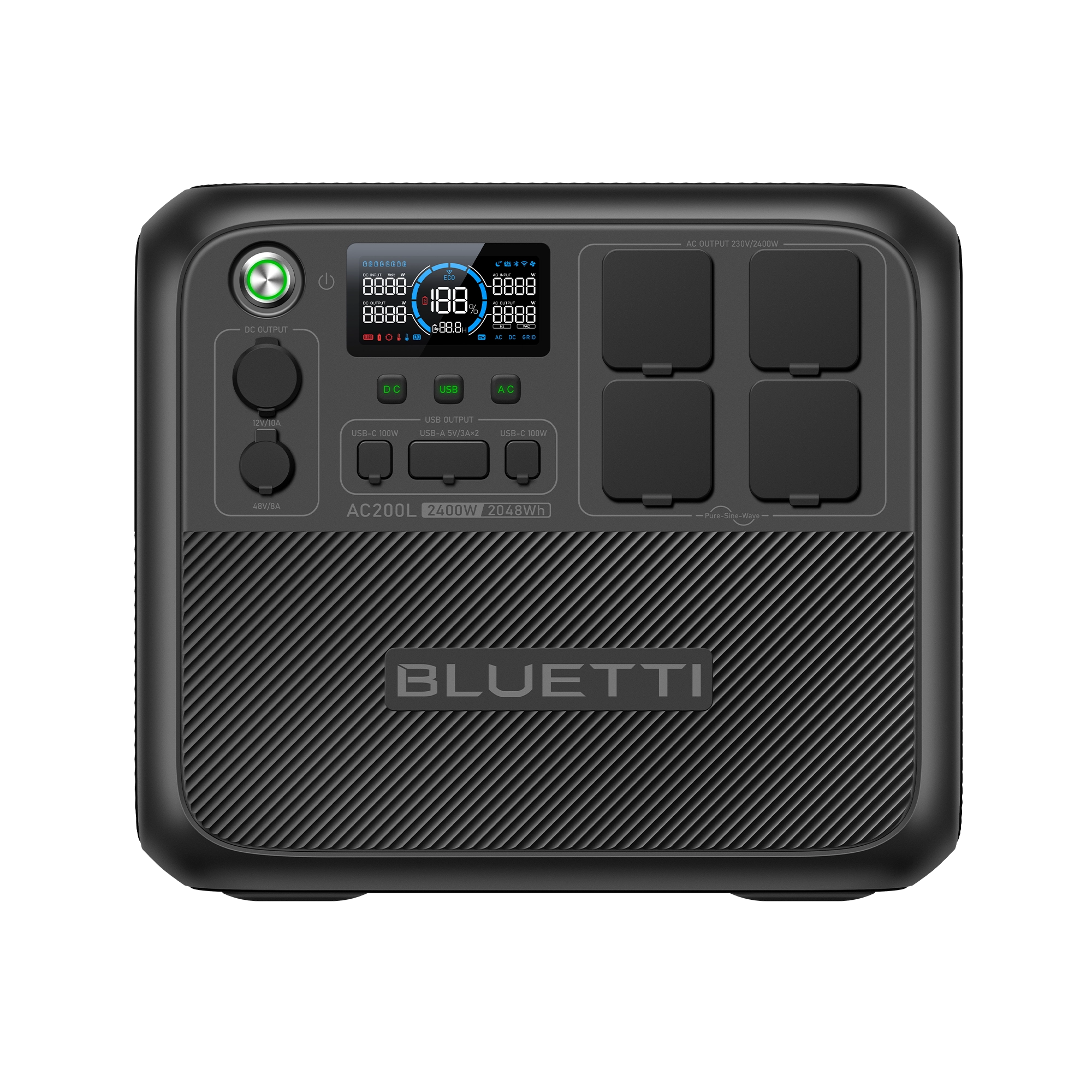 BLUETTI AC200L Portable Power Station | 2,400W 2,048Wh
