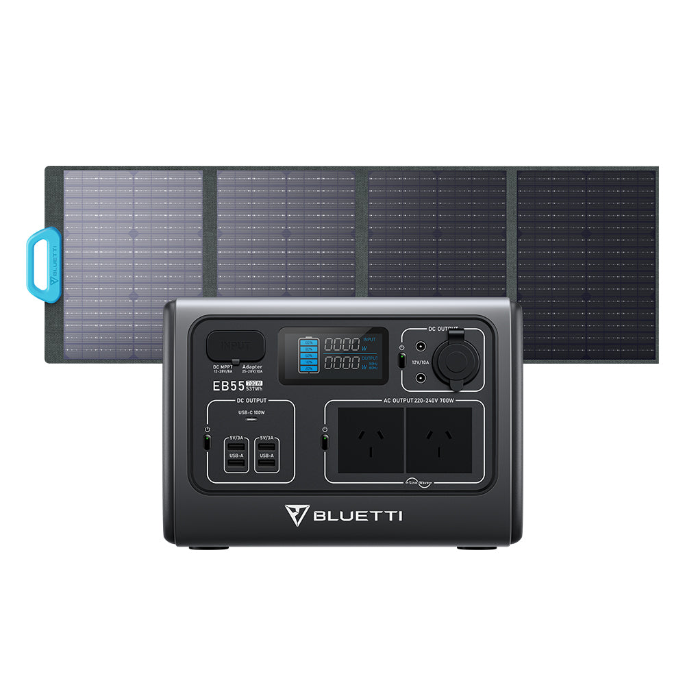 BLUETTI EB55 + Solar Panels | Solar Generator Kit