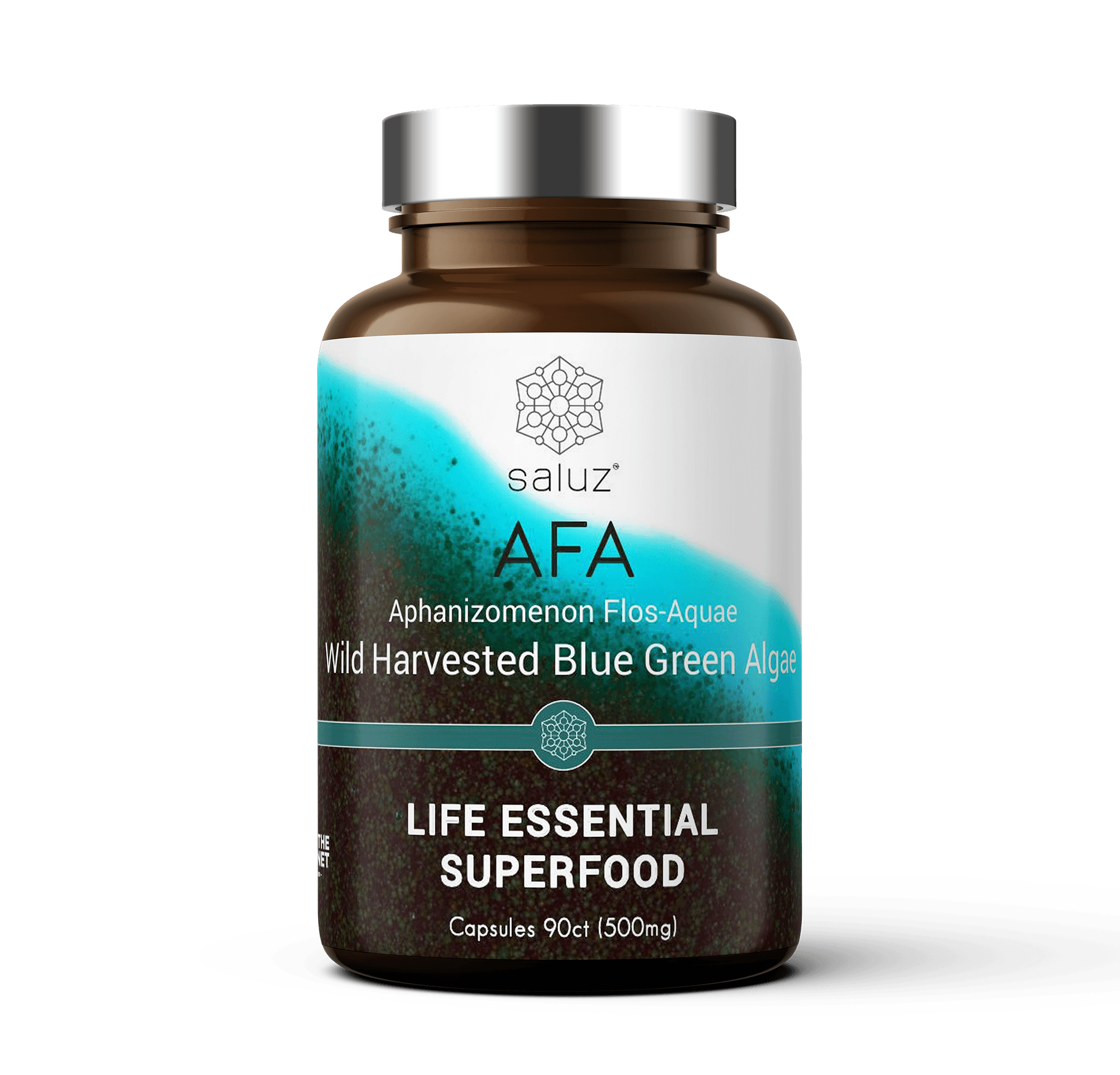 AFA Wild Harvested Blue Green Algae Capsules 500mg 90ct.