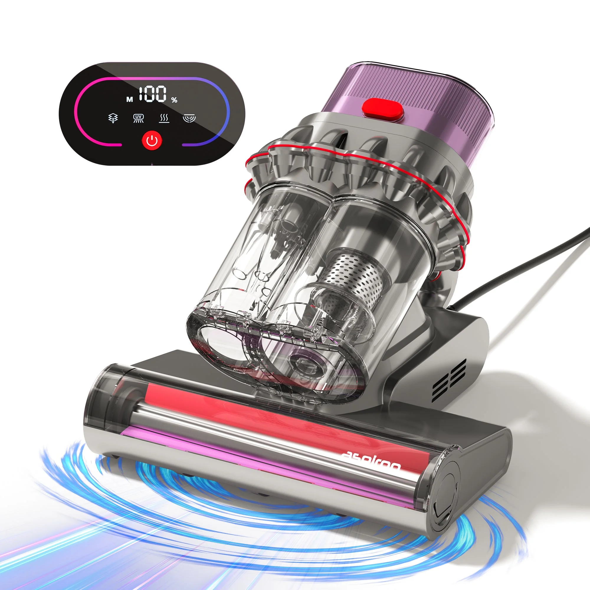 ASPIRON® 15Kpa Mattress Vacuum Cleaner CA032，99.9% Allergen Removal 2024