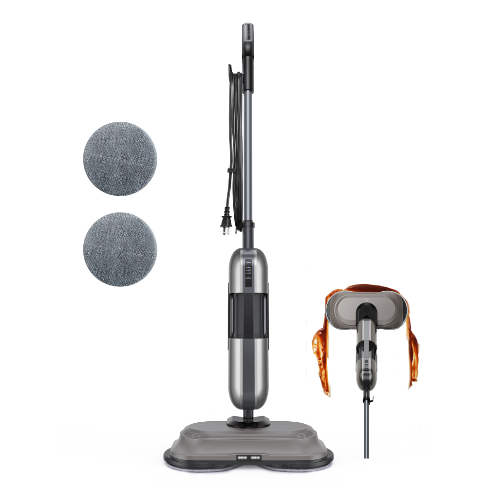 ASPIRON®  ELECTRIC SPIN SCRUB STEAM MOP CA001