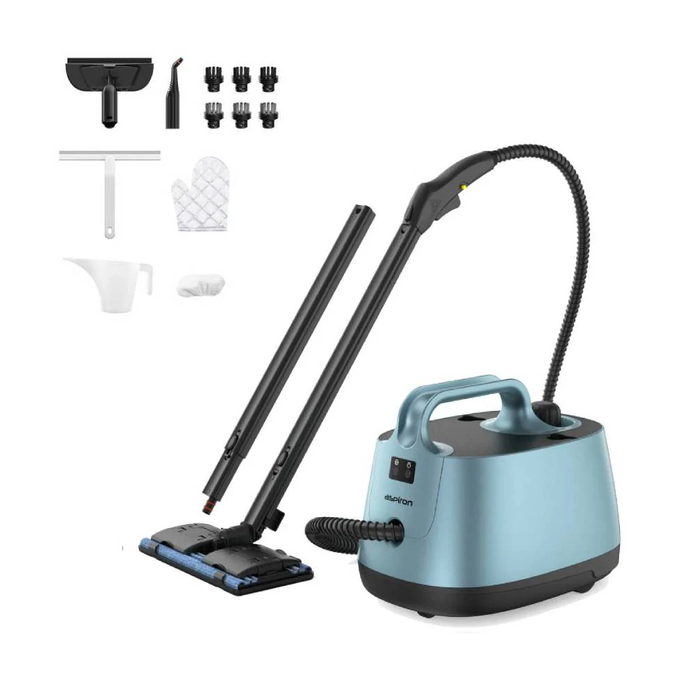 ASPIRON®  Portable Multipurpose Steam Cleaner CA019, 5 Mins Heating with 1.5L Tank