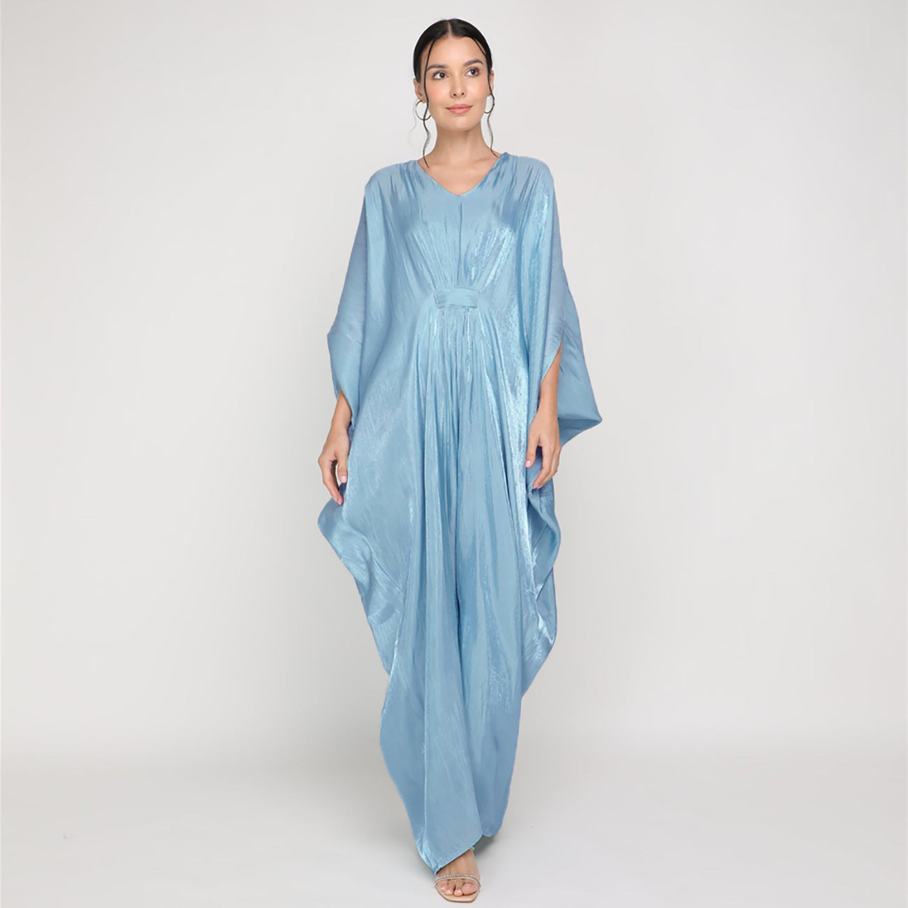 Women Caftan V Neck Abaya