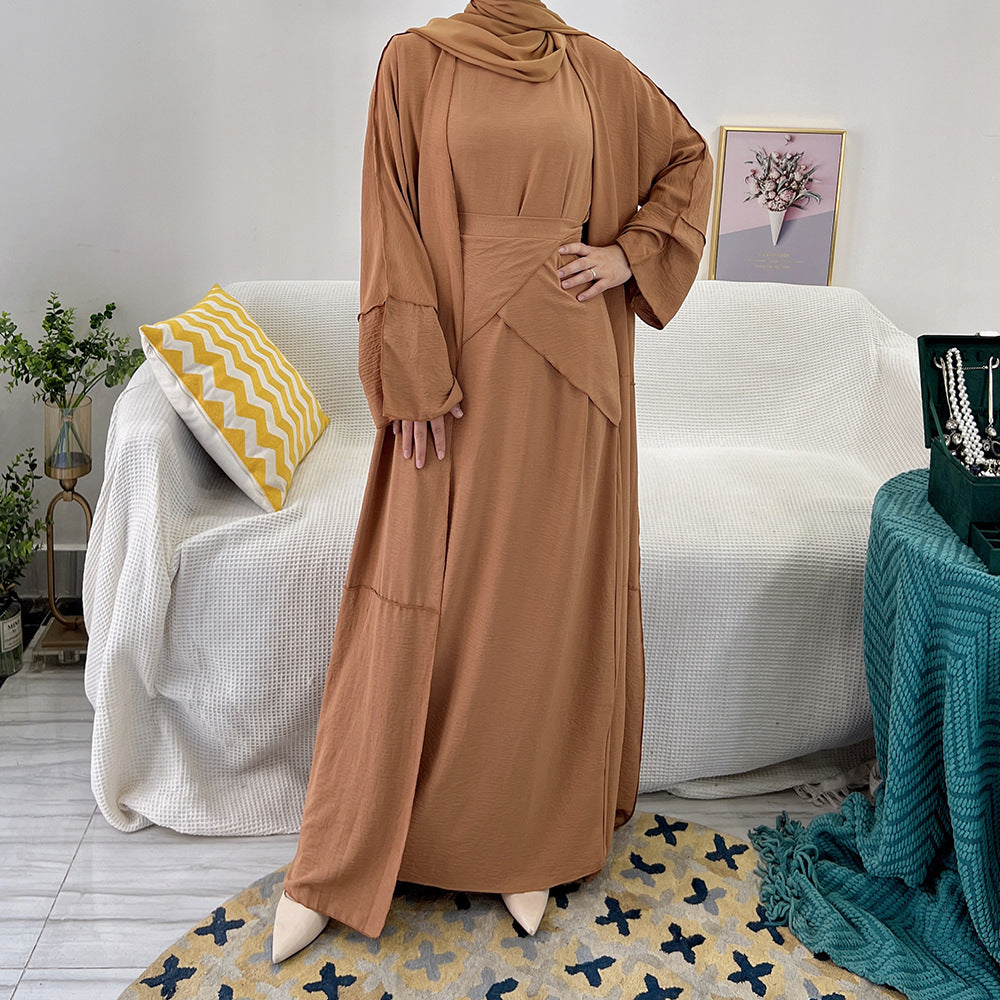 4 Pieces Abaya with Hijab