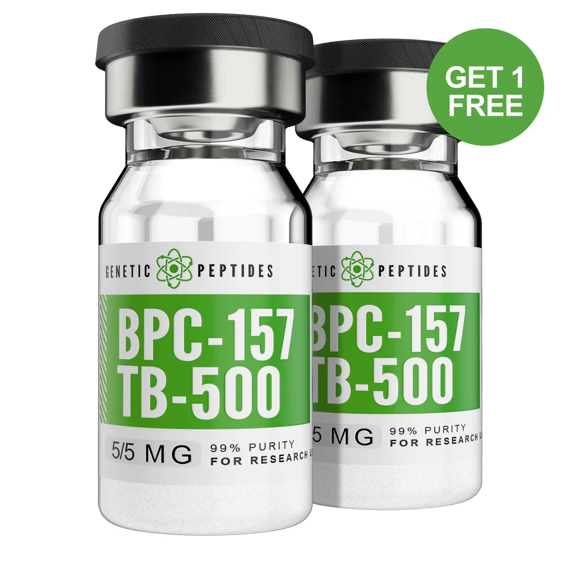 BPC-157, TB-500 5/5MG (Blend) BOGO