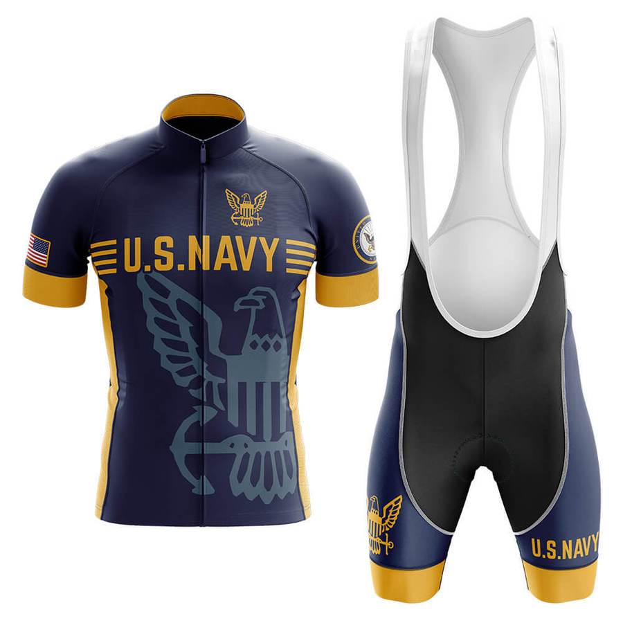 U.S.Navy Men's Short Sleeve Cycling Kit