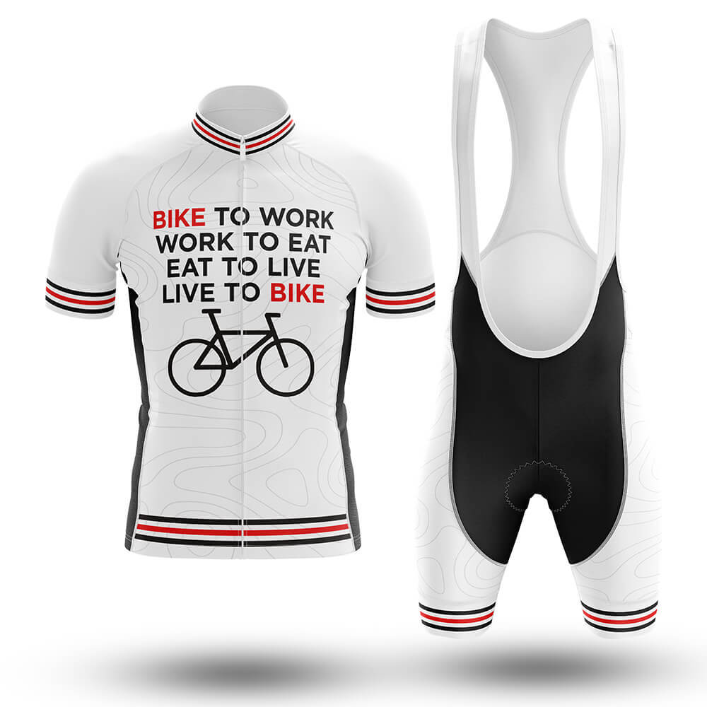 Bike To Work Men's Short Sleeve Cycling Kit