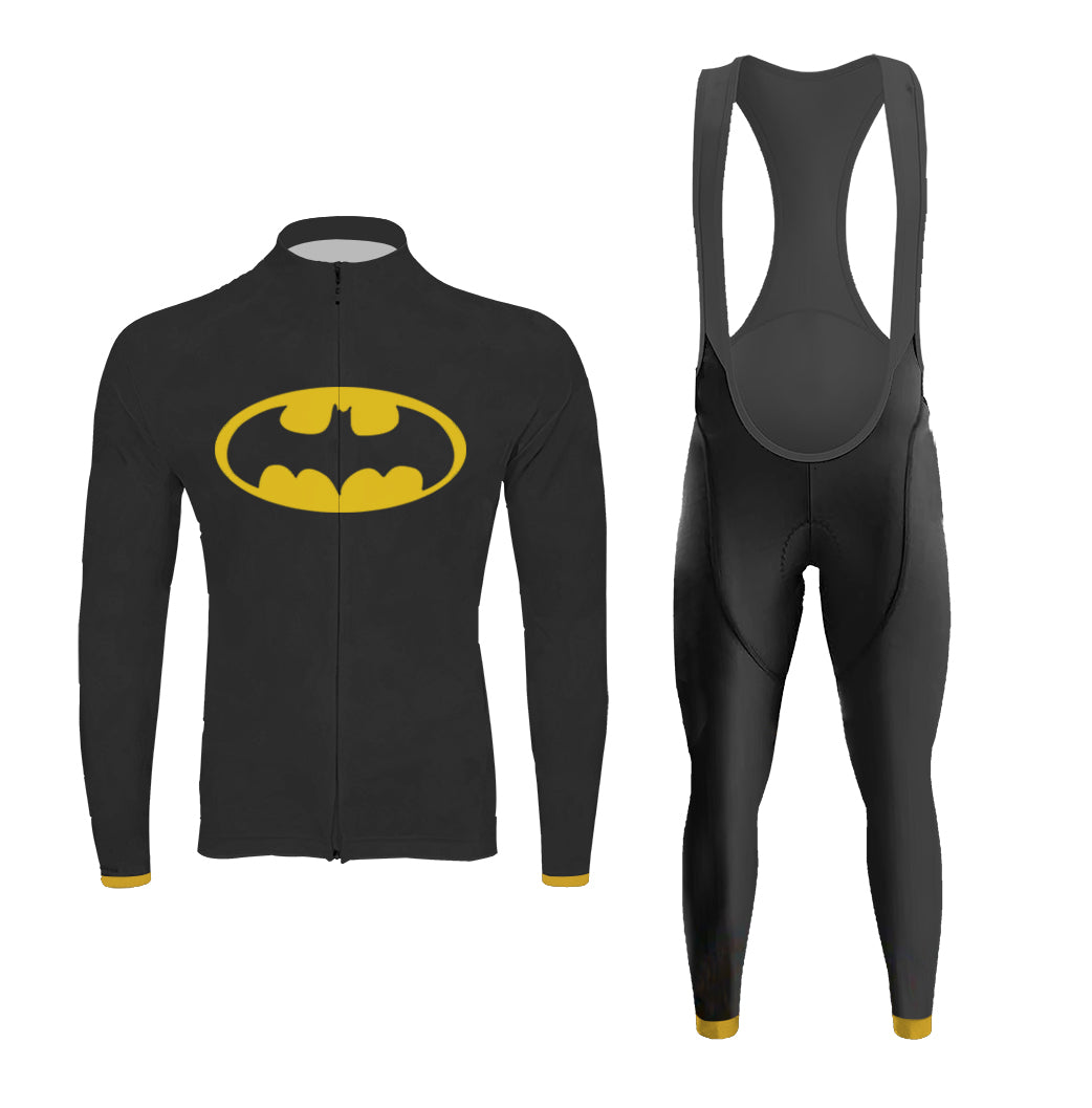 Batman Men's Long Sleeve Cycling Kit