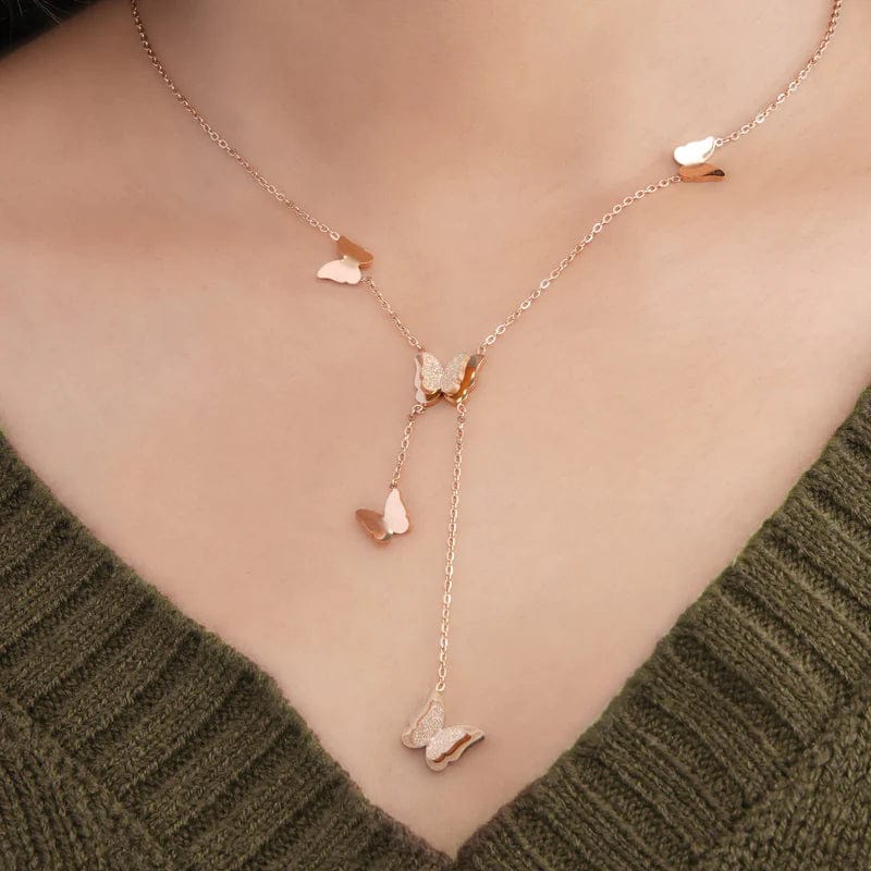 Cinderella Butterfly Necklace