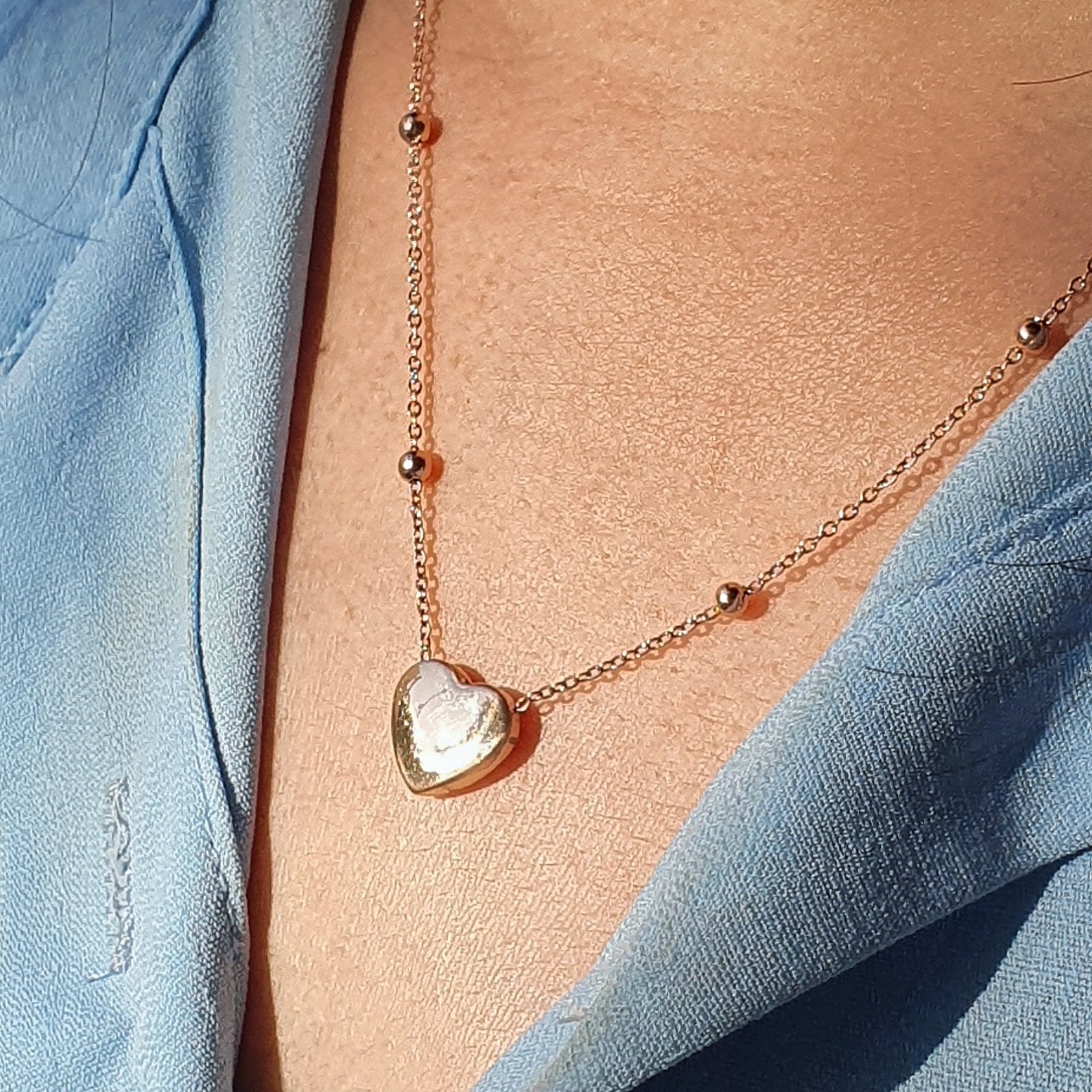 Golden Heart Necklace