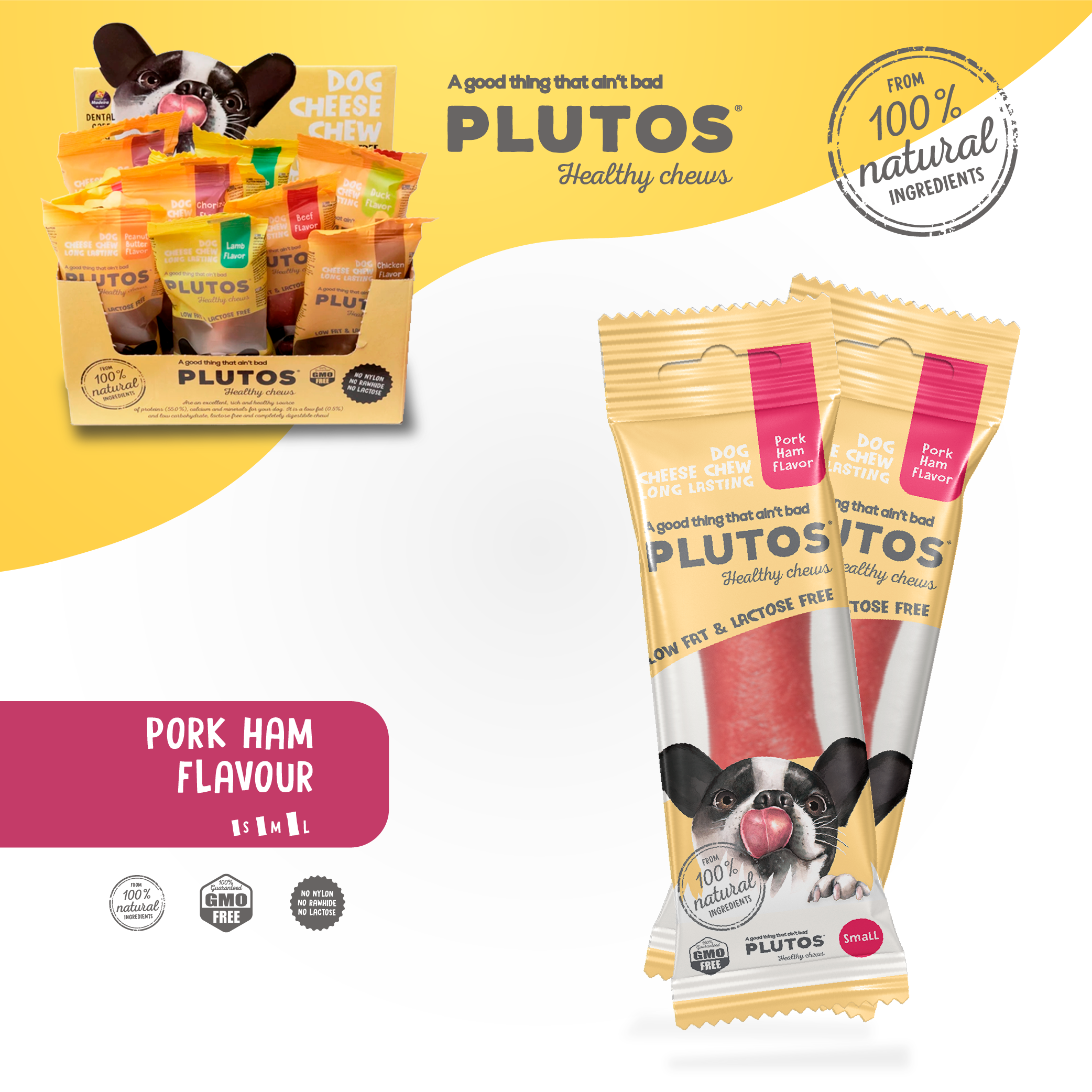 PLUTOS Cheese & Bacon Chew | From 3 Units