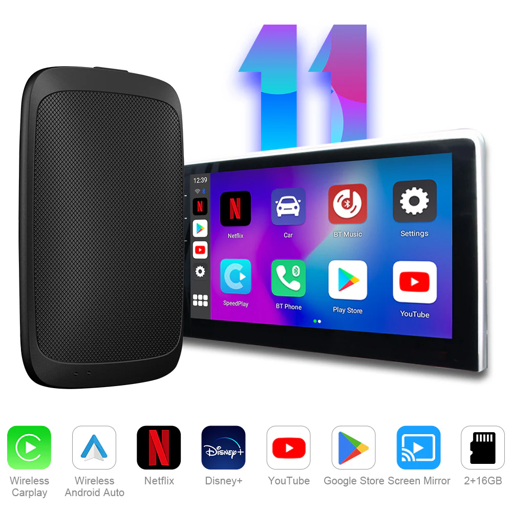 Linkifun G4 Android 11 Smart AI Box 4 in 1 CarPlay & Android Auto Wireless Adapter Support Mirroring