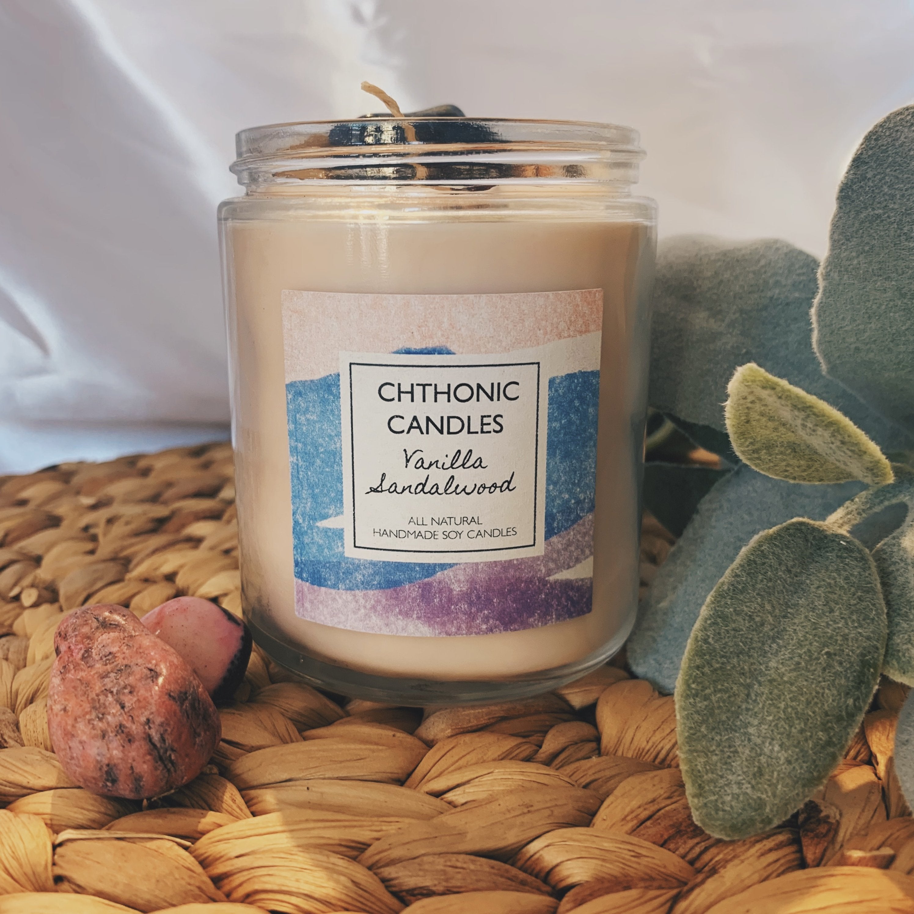 Chthonic Candles Vanilla Sandalwood 8oz