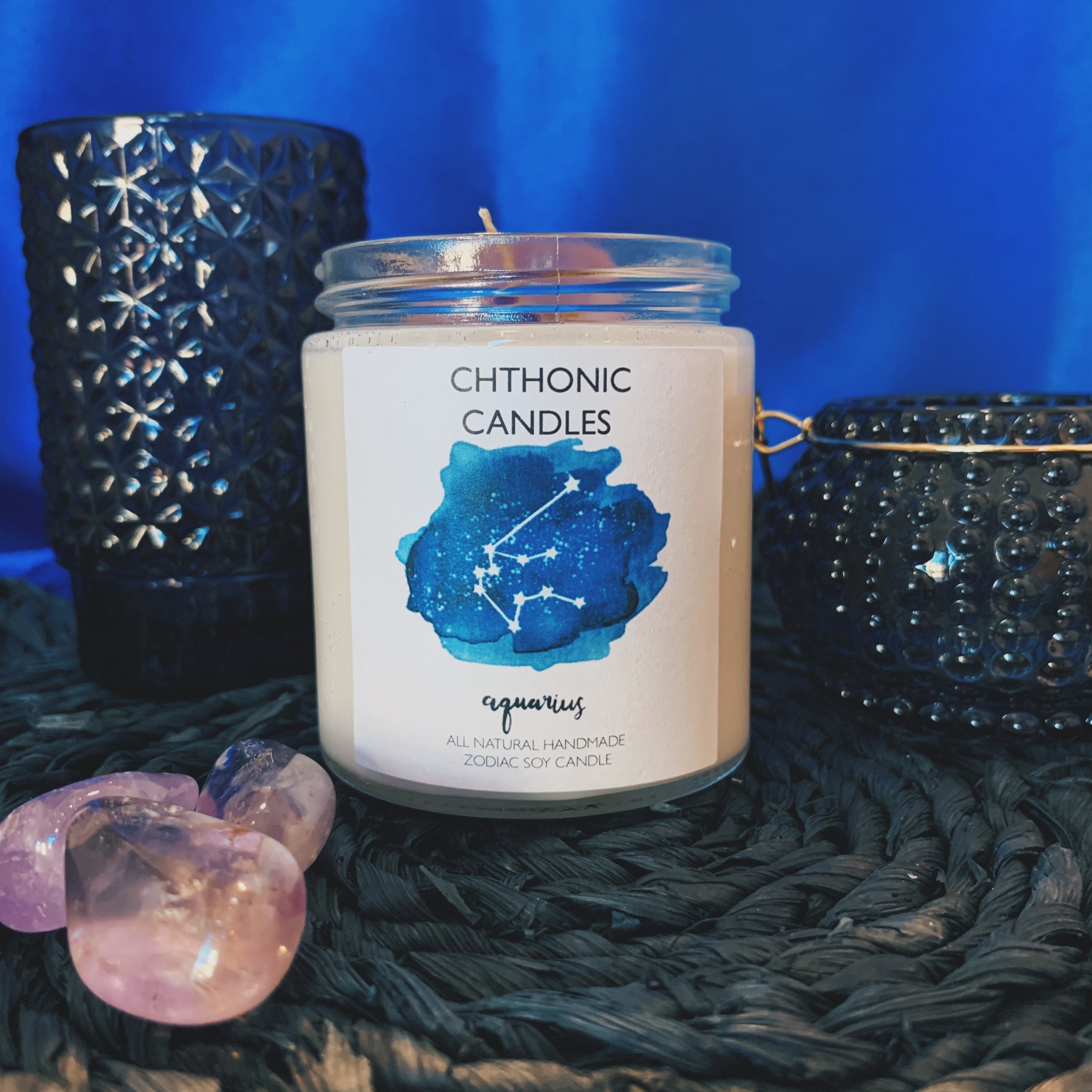 Chthonic Zodiac Aquarius Candle 4oz