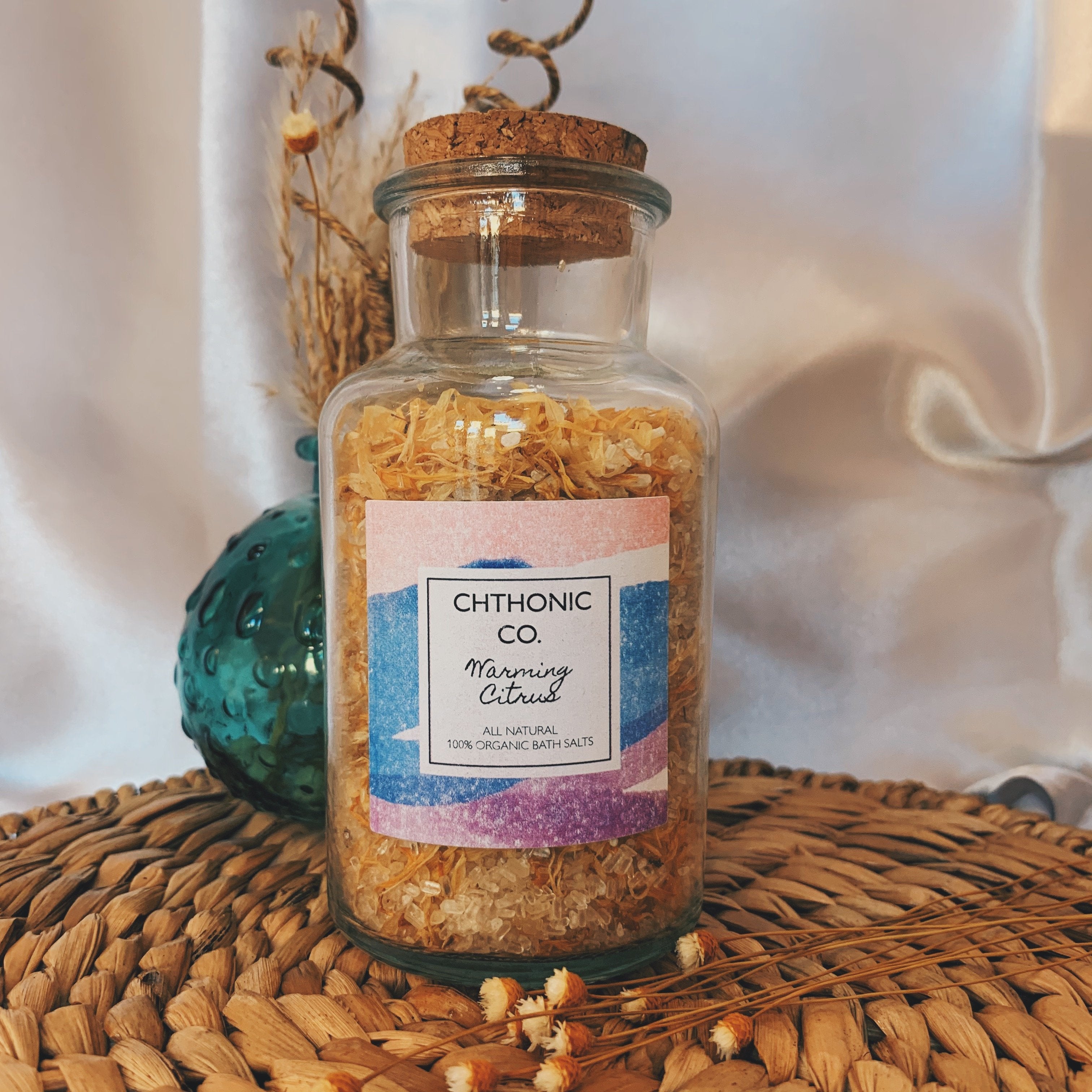 Chthonic Co. Warming Citrus Bath Salts 8oz