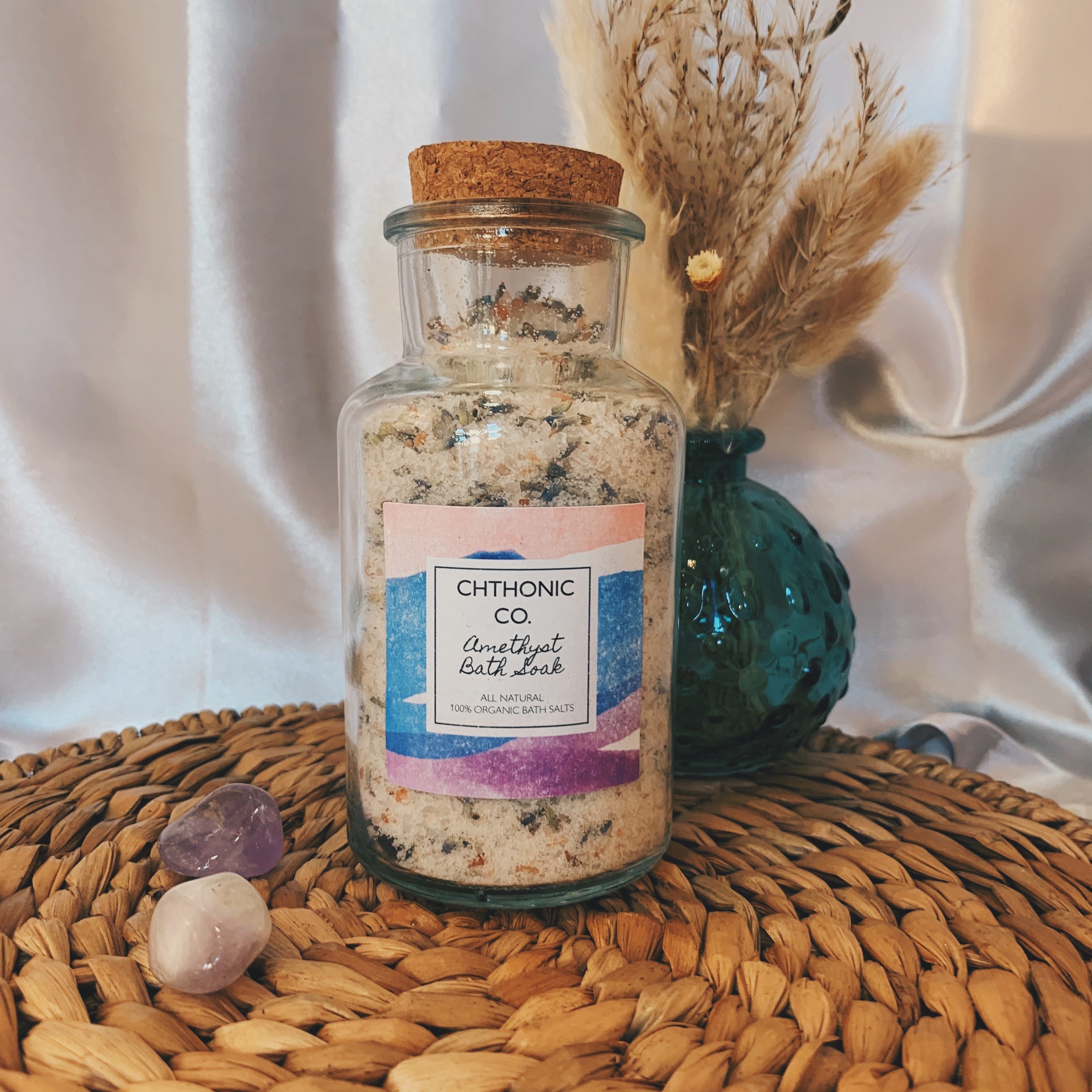 Chthonic Co. Amethyst Bath Soak 8oz