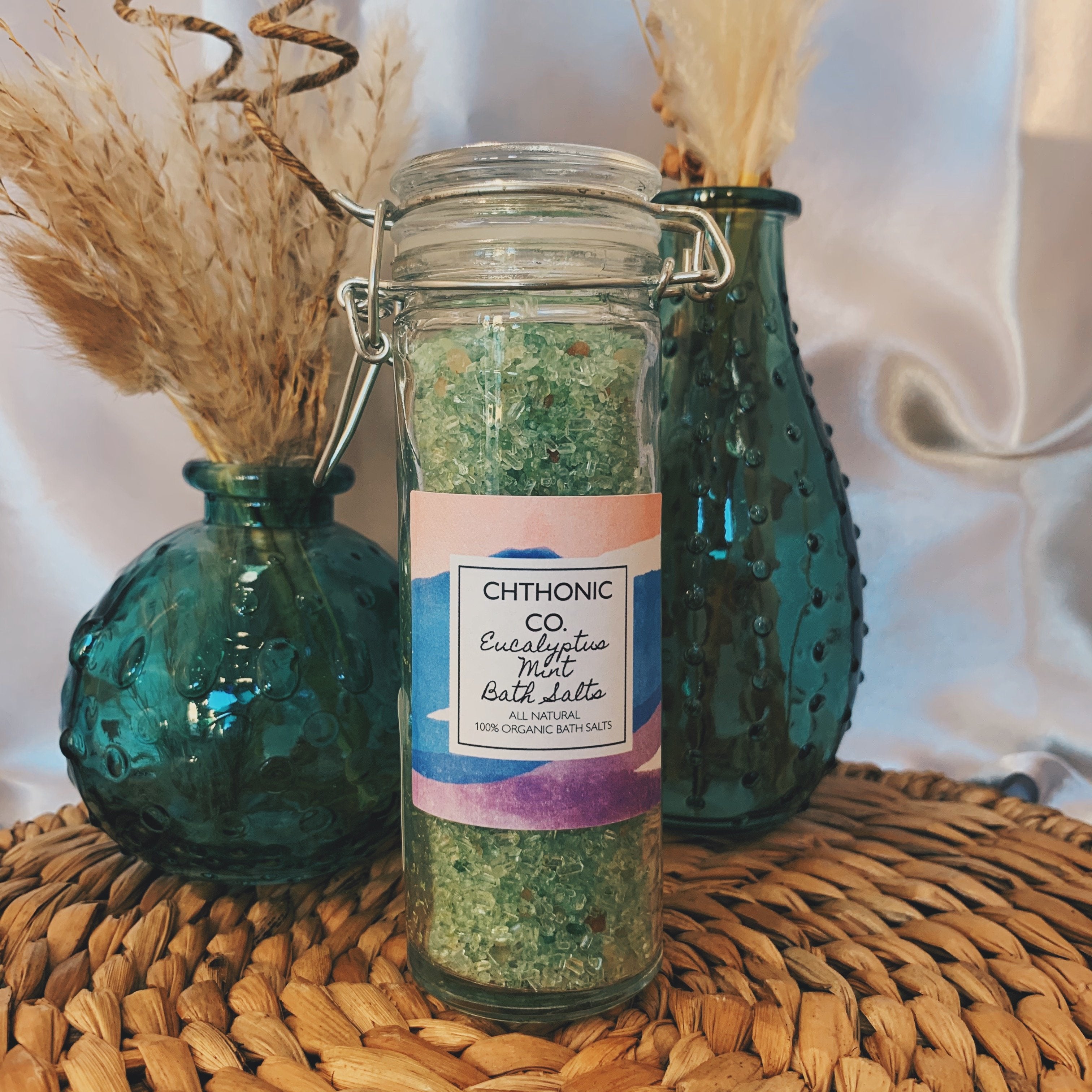 Chthonic Co. Eucalyptus Mint Bath Salts 4oz