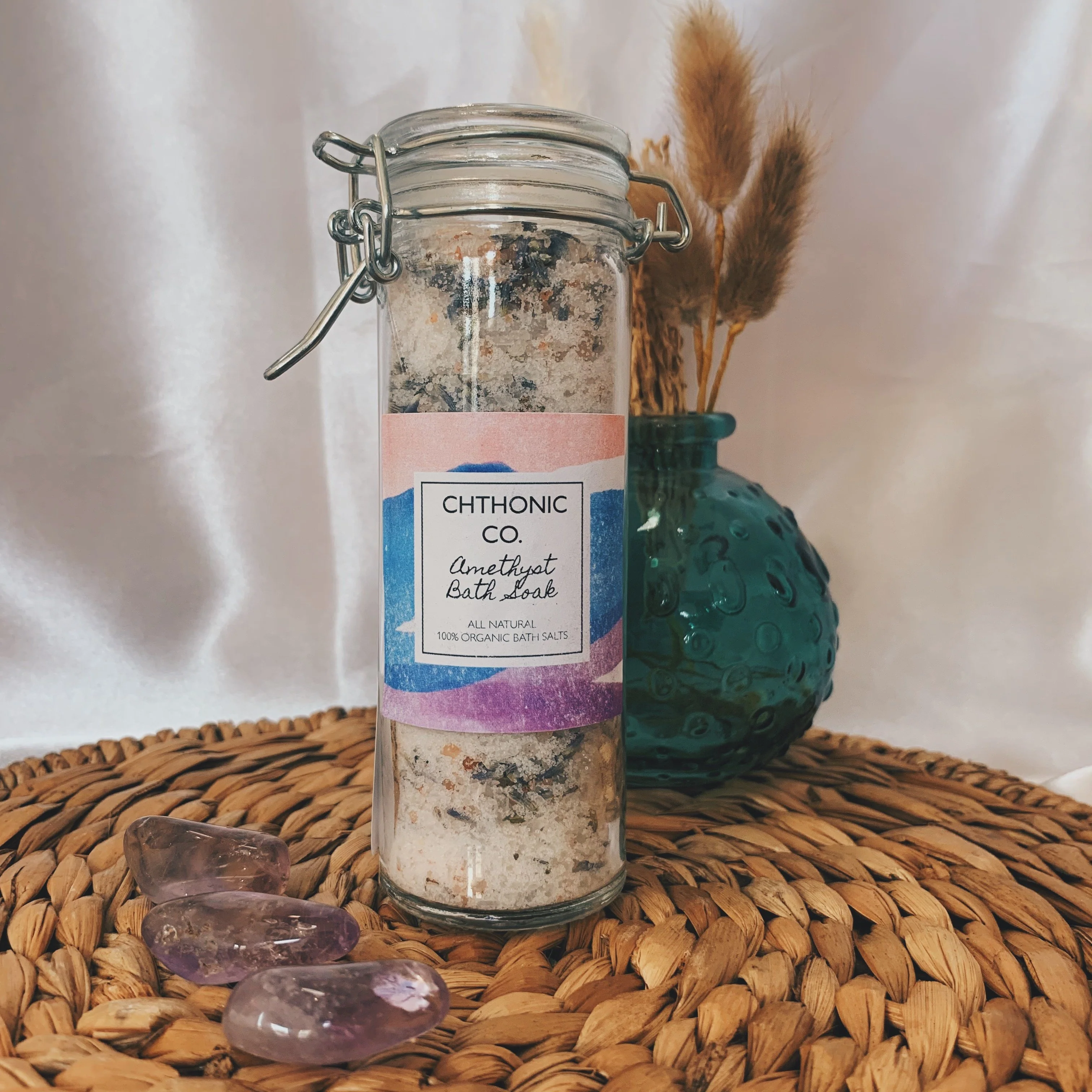 Chthonic Co. Amethyst Bath Soak 4oz