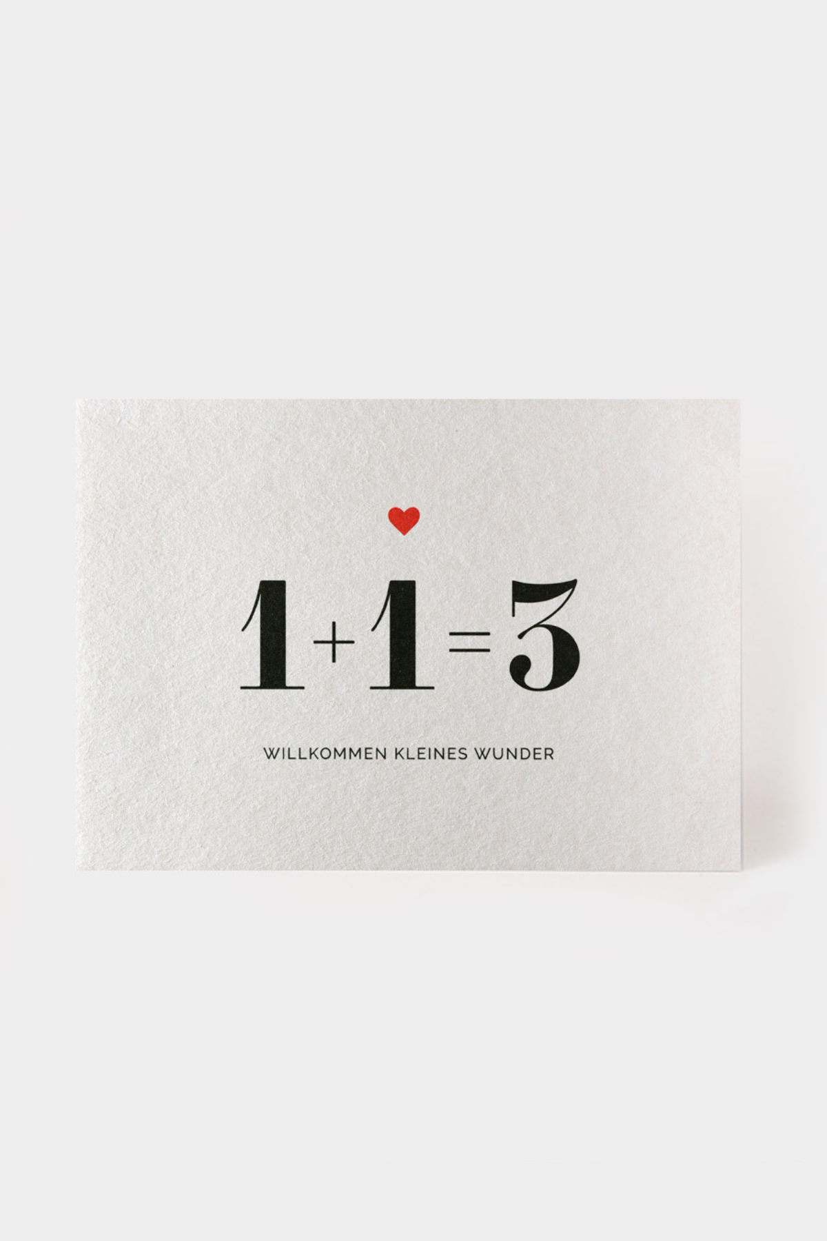 Postkarte "1+1"
