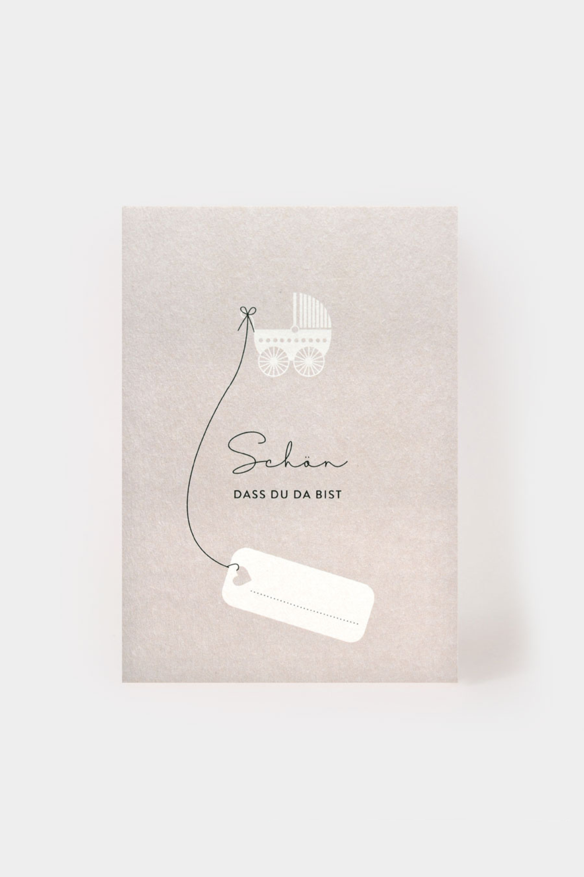 Postkarte "Schön, dass du da bist"
