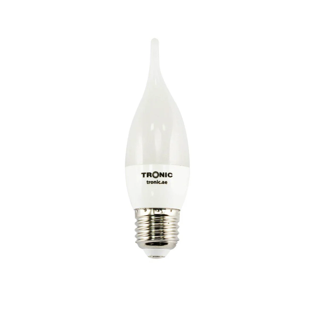 Candle Tail 5 Watts LED Warm White E27 (Screw) Bulb