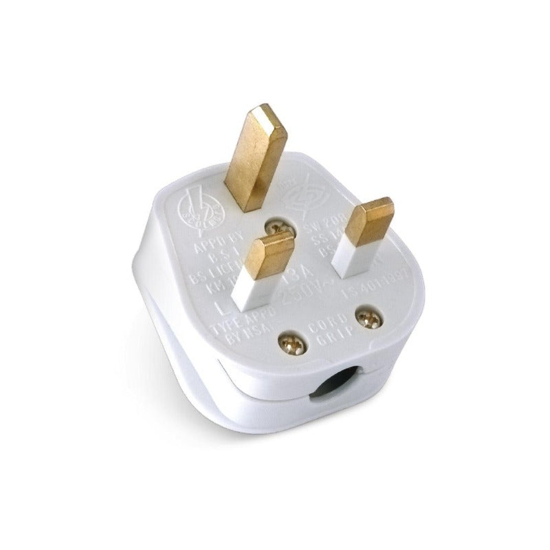 Top Plug White 13Amps TRK Range