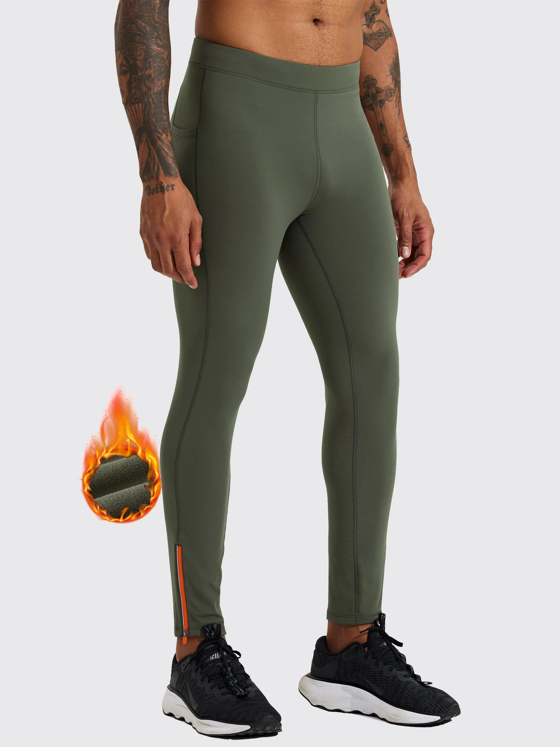 Men's Thermal Running Tights