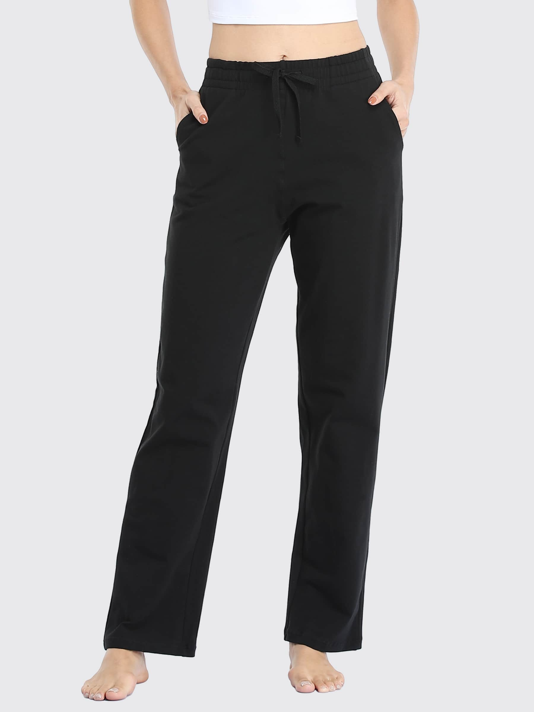 Women's Straight-Leg Cotton Sweatpants