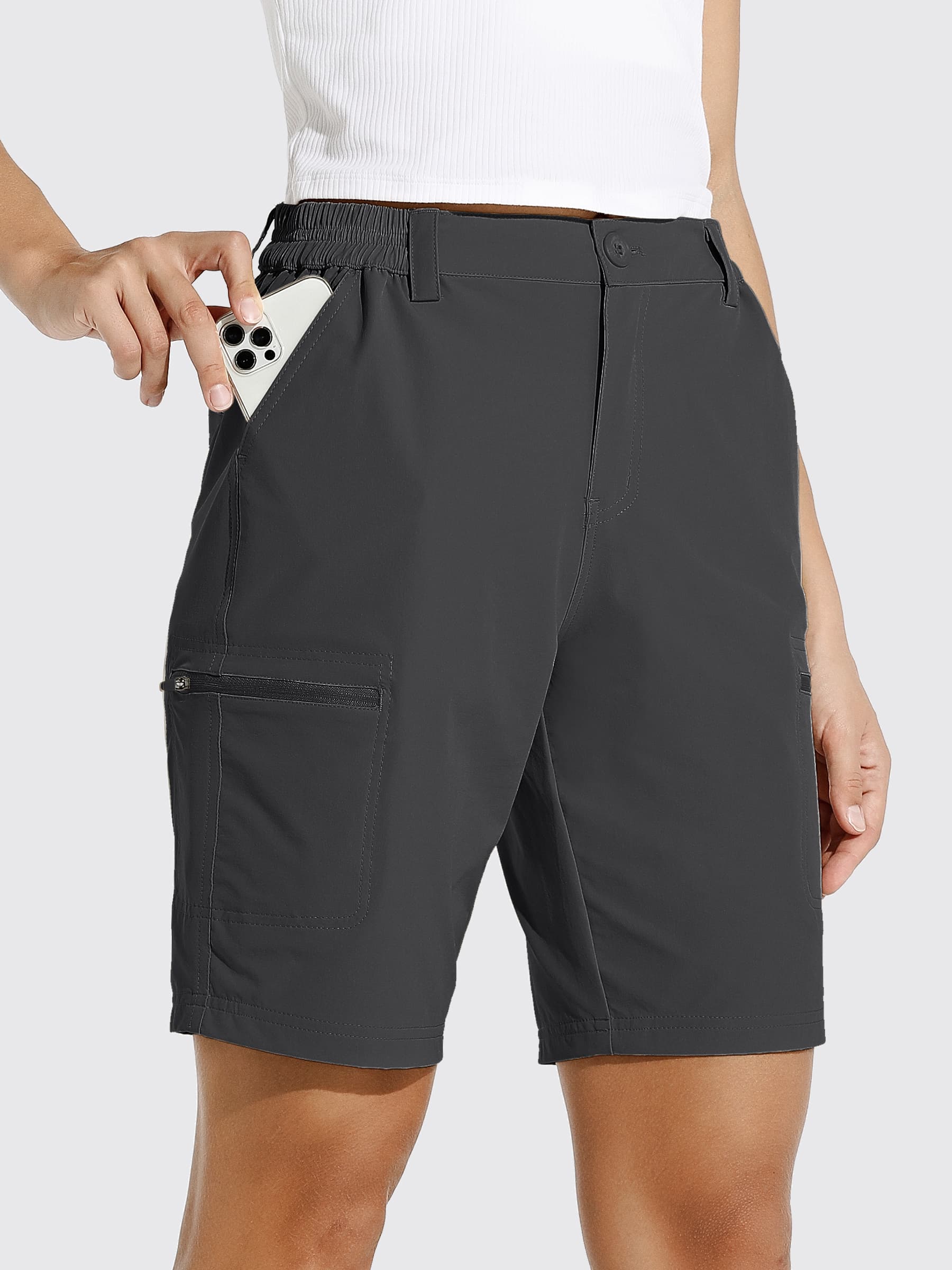 Women's Outdoor Cargo Shorts 10 Inseam