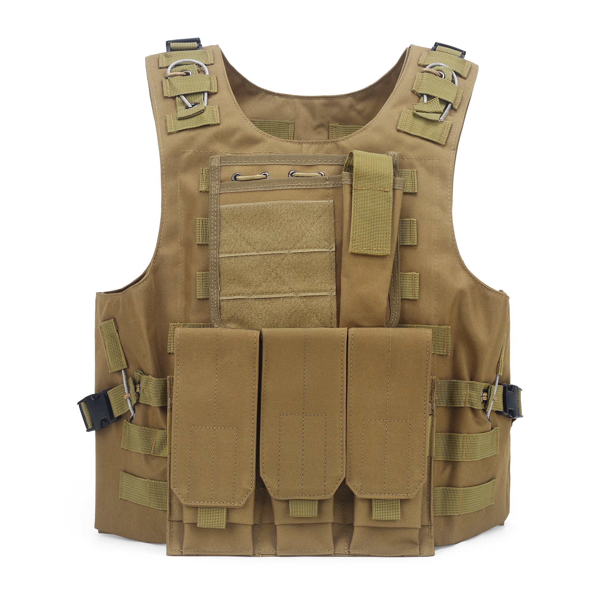 [ZSBX042] Mardingtop Army Tactical Vest, Adjustable Airsoft Plate Vest for Men and Women