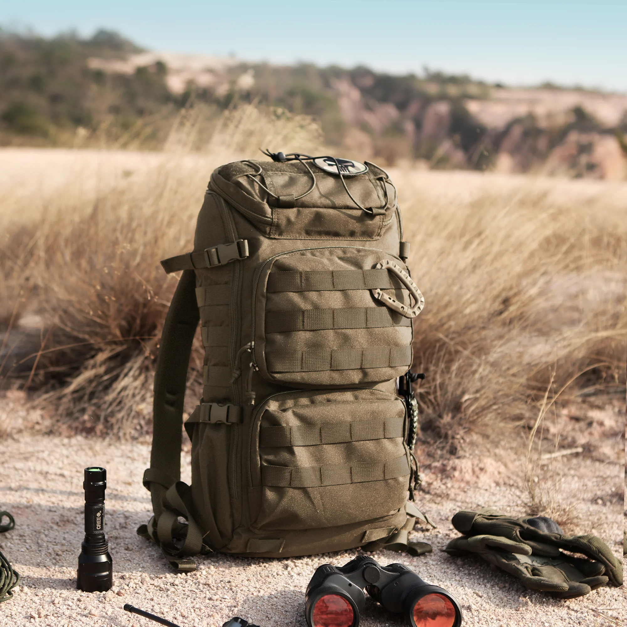 [M6347] Mardingtop 28L Backpacks Molle Hiking daypacks