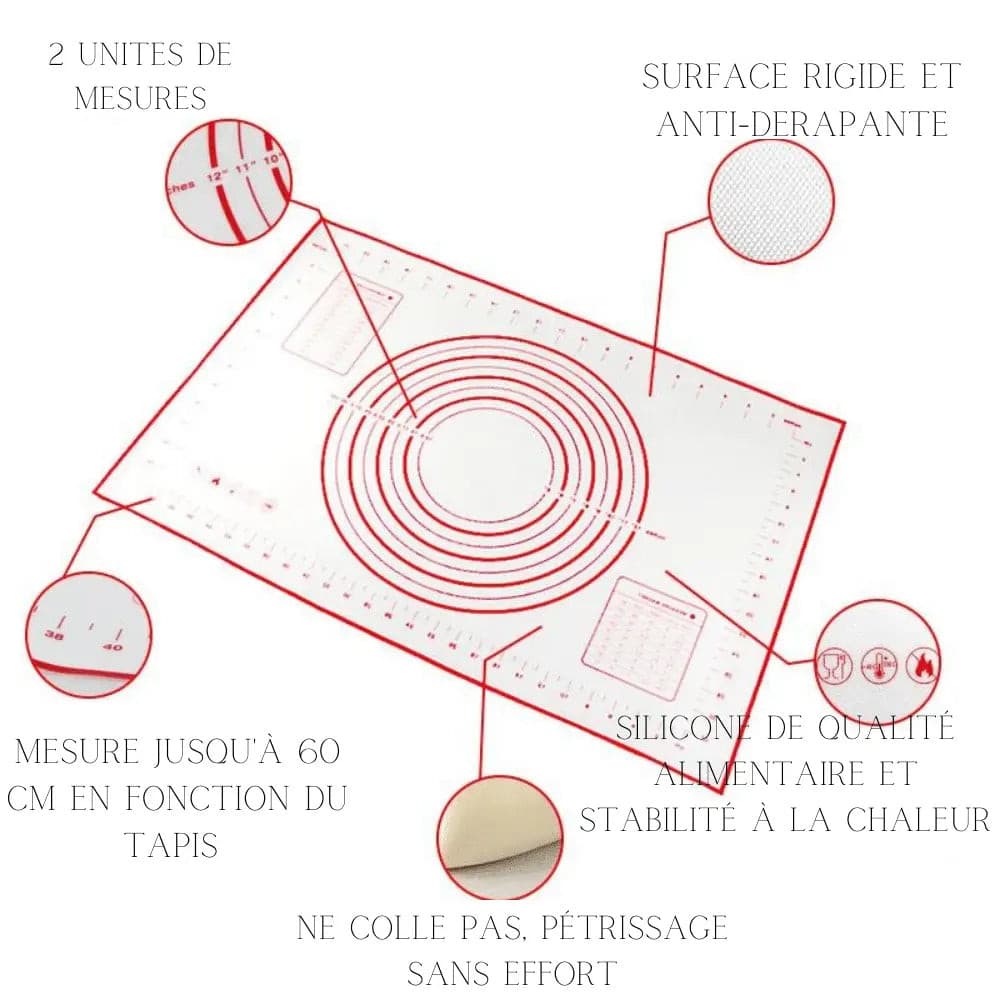 Tapis de Travail pour pâtissier