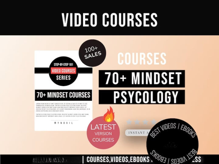 70+ Mindset Video Courses With Resell Rights