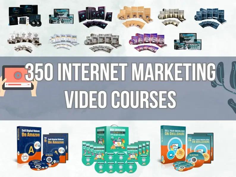 350 PLR Marketing Courses W/ Unrestricted Resell Rights