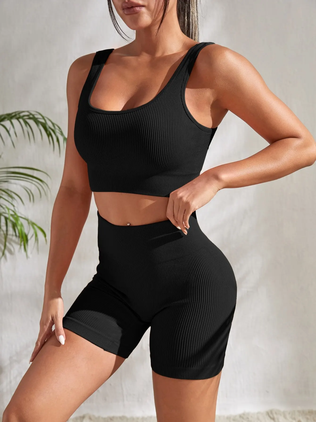 Ribbed Yoga Set