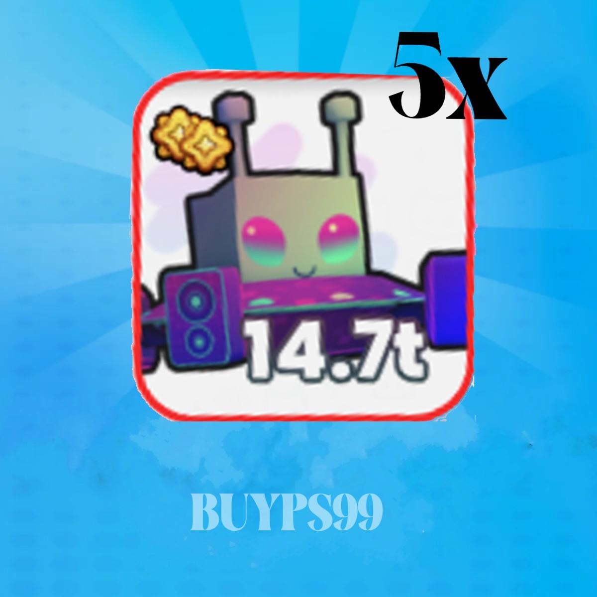 5X Rave Meebo in a Spaceship - PS99 Huge