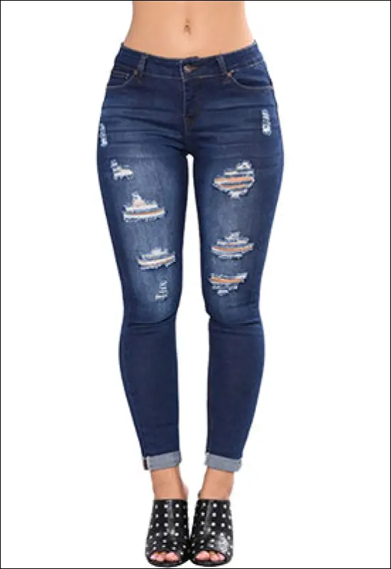 Distressed Skinny Jeans e4.0 | Emf Jeans