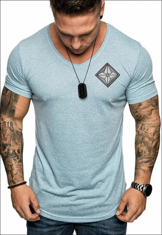 Short Sleeve V Neck Shirt e32.0 | Emf Shirt