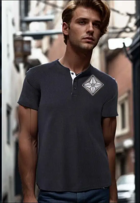 Short Sleeve Henley Shirt e5.0 | Emf Shirt