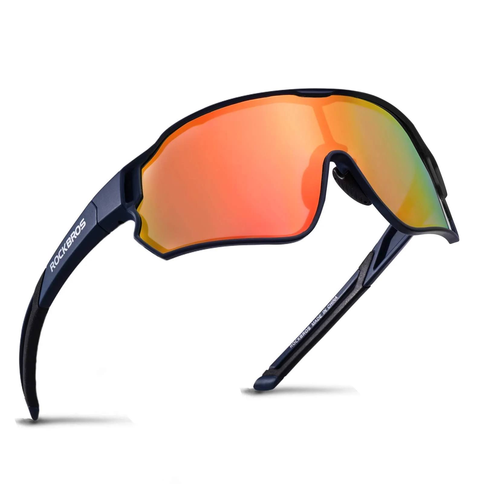 ROCKBROS Fahrradbrille Polarisierte Sportsbrille mit UV-Schutz