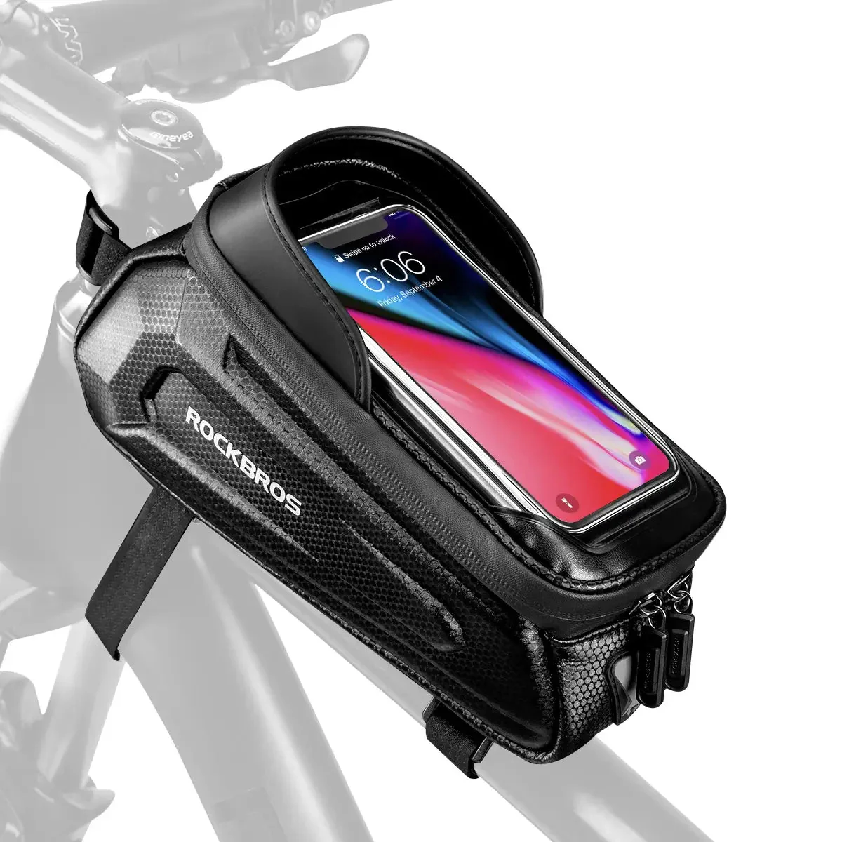 ROCKBROS Fahrradtasche wasserdicht Handytasche mit TPU Touchscreen