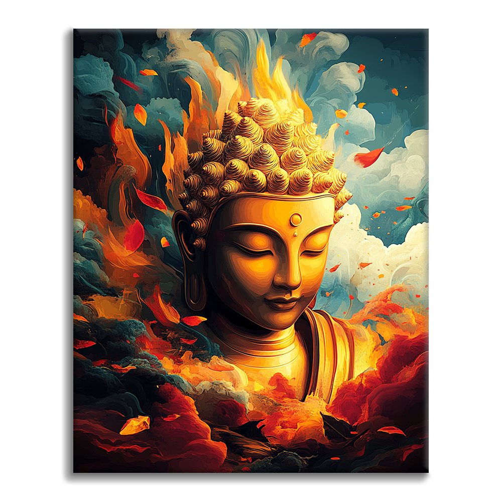 Bouddha d'or - Peinture par numéros