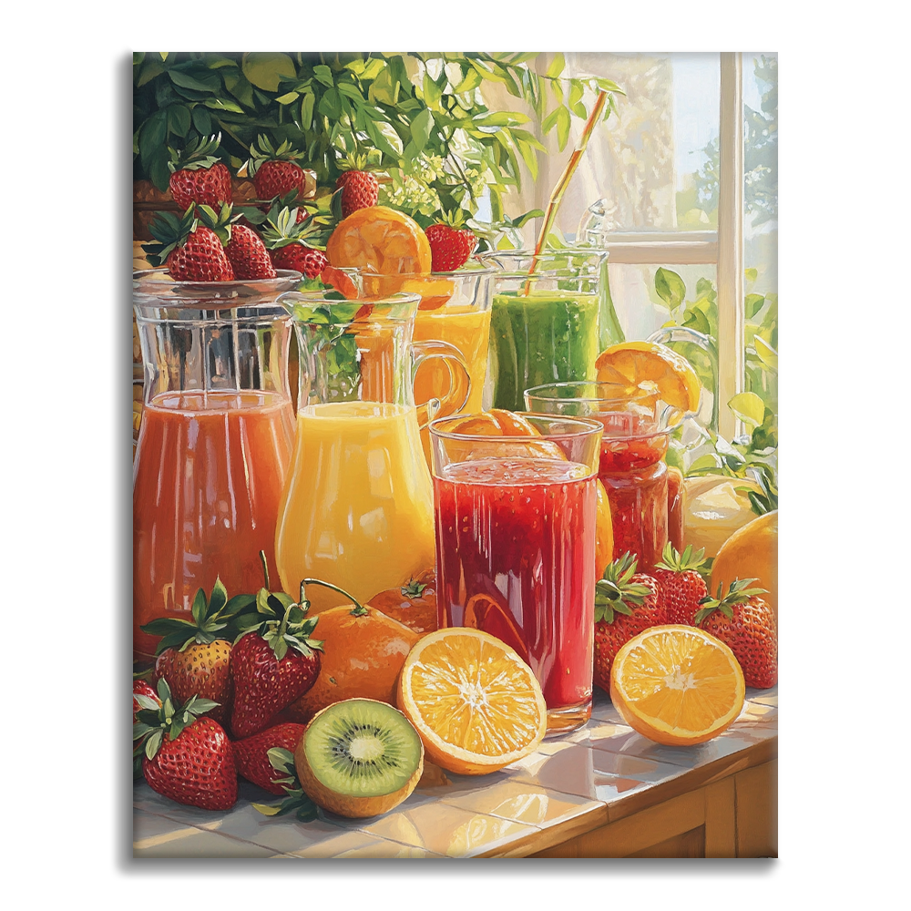 Jus de fruits Sunny Kitchen – Peinture par numéros