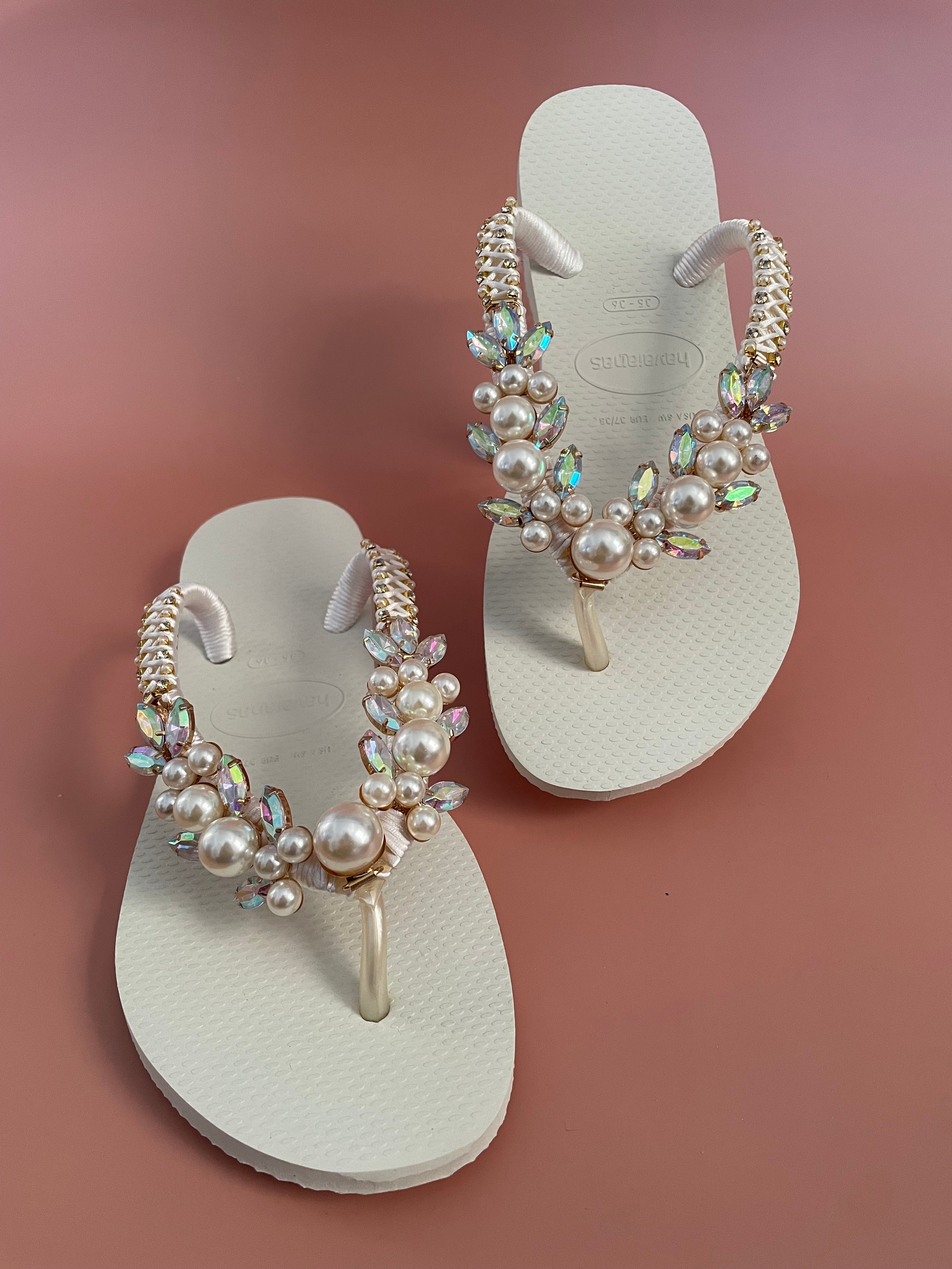 Pearls Flip-flops