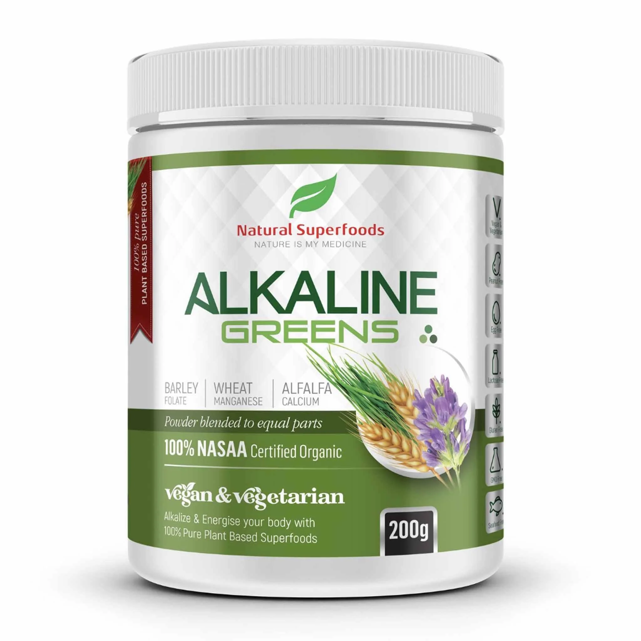 Alkaline Organic Greens 200g